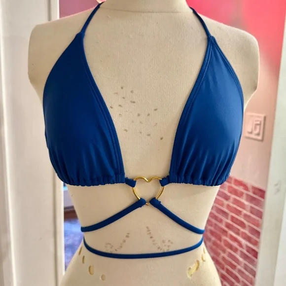 Blue bikini top - Picture 1 of 10